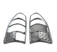 Tail Lamp Housing 2pcs ABS Chrome Car Accessories Plated Tail Lamp Cover Trim Paste Style For ISUZU For D-MAX 2003-2006 Rear Light Shell