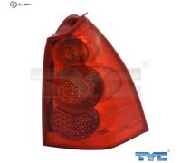 TYC Tail Light Assembly 11-11866-01-2 for Peugeot 307/SW/Break KFU 1.4L NFU 1.6L Rear Left