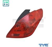 TAIL LIGHT ASSEMBLY 11-11883-01-2 FOR PEUGEOT NFU 1.6L 8FR /8FS /EP3 1.4L 4cyl