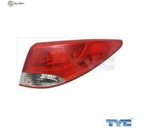 Tail Light Assembly TYC 11-12340-01-2 For HYUNDAI