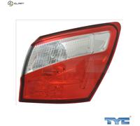 TAIL LIGHT ASSEMBLY 11-12351-06-2 FOR NISSAN DUALIS QASHQAI/+2 K9K282/430 1.5L