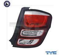 Tail Light Assembly TYC 11-12555-01-2 For CITROËN