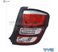 Tail Light Assembly TYC 11-12555-01-2 For CITROËN