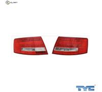Rear Light Right for Audi A6 C6 Saloon / Sedan (2004-2008) TYC 11-12709-06-2
