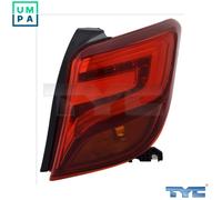 TYC Tail Light Assembly 11-15123-06-2 for Toyota Yaris (P13) 2010-2020 Right
