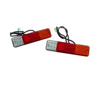 Tail Light Assembly 1pair 10-80v 12v 24v 48v Red Amber White Led Forklift Tail Lights Folk Lift Stop Reverse Warning Rear Lamps Brake Lamp(10-80v)