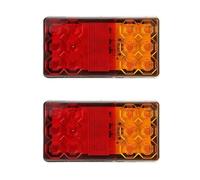 Tail light assembly 2pcs Car For Truck Tail Light Rear Stop Brake Light Indicator For Signal Lamp Boat Trailer For Caravan Van Lorry