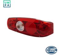HELLA 2VA 341 419-111 Rearlight - Caraluna II - Bulb - 12V - Fitting/Bolted | Lens Colour: Red - Plug: Blade Terminal - left - Quantity: 1