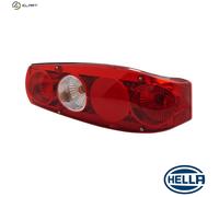 HELLA 2VA 341 419-111 Rearlight - Caraluna II - Bulb - 12V - Fitting/Bolted - Lens Colour: Red - Plug: Blade Terminal - left - Quantity: 1