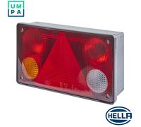 HELLA 2VP 340 400-151 Rearlight - Bulb - mounting/Bolted - Lens Colour: Multi-coloured - Plug: Blade Terminal - left - Quantity: 1