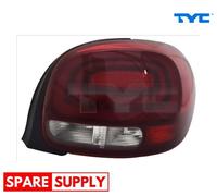 TAIL LIGHT ASSEMBLY FOR CITROËN C3 TYC 11-15072-01-2 FITS LEFT