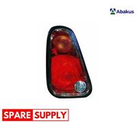TAIL LIGHT ASSEMBLY FOR MINI R50 R52 ABAKUS 882-1906L-UE FITS LEFT