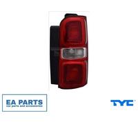 Tail Light Assembly for OPEL VIVARO C ZAFIRA LIFE Bus TYC 11-14911-01-2