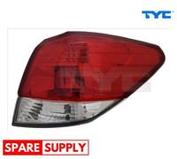 TAIL LIGHT ASSEMBLY FOR SUBARU LEGACY OUTBACK TYC 11-14887-05-9 FITS RIGHT