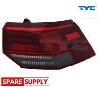 Taillight TYC 11-15304-00-2 for VW
