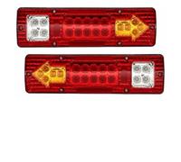 Tail Light Assembly Led For Truck Trailer Tail Lights 2Pcs 131Leds Stop Brake Turn For Signal Tail For Reverse Running/Tail Lights-Startup Scan All In For One