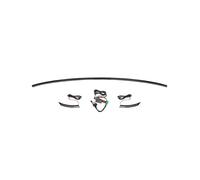 Tail light assembly Tail Lights For A6L 2019-2023 C8 Modified Horch Version A8L LED Dynamic Through Taillight Turn Lamp Auto Accessories (Black)