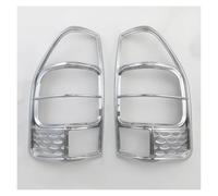 Tail Light Cover Trim 2pcs ABS Chrome Car Accessories Plated Tail Lamp Cover Trim Paste Style For ISUZU For DMAX For D-MAX 2003 2004 2005 2006 Tail Lamp Lens