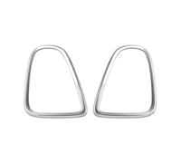 Tail Light Cover Trim Car Headlight Taillight Cover Trim Black/Silver Trim Ring For BMW For Mini R55 R56 R57 R58 R59 2007-2015 Front/Rear Lamp Cover Trims Tail Lamp Lens(Chrome For Tail Lamp)