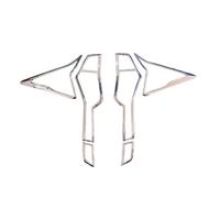 Tail Light Cover Trim Car Stickers Chrome Silver Matte Black Tail Lamp Cover For Mitsubishi For Pajero For Sport 2014-2020