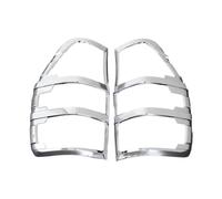 Tail Light Cover Trim Car Styling Car Accessories ABS Matte Black Tail Lights Covers Trim For RANGER T6 T7 T8 2012-2021 Tail Lamp Lens(Chrome)