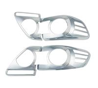 Tail Light Enclosure 2 Pcs ABS Chrome Car Tail Lamp Cover For Toyota For Corolla For Altis 2008-2013 Silver-Colored Decoration Rear Light Enclosure