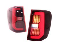 Tail Light For Grand Cherokee MK2 WJ 1999-2001 2002 2003 2004 Taillamp Rear Lamp Brake Fog Turn Signal LED Taillights Pair Light(Pair Smoke) (Pair Red)