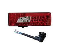 Tail Light For Scania Tail Lamp 24V LED Rear Headlight Truck Parts Accessories Tail Light With 7Pin Plug Connectors 1PIECE Rear Tail Light(Right With Connector)