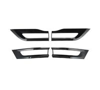 Tail Light Guard 4 PCS For Jeep For Grand Cherokee 2014 2015 2016 2017 2018 2019 2020 Gloss Black Rear Fog Lamp Frame Tail Light Cover ABS Trim Taillight Guard