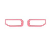 Tail Light Guard ABS Car Rear Fog Lamp Trim Plating Protect Cover Decoration Stickers For Jeep For Wrangler JL 2018 Up Exterior Accessories Taillight Guard Cover(Pink)