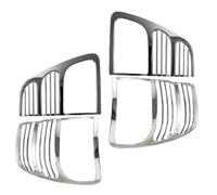Tail Light Guard Abs Chrome Plated Silver Tail Lamp Cover Trim For Toyota For Land Cruiser For Fj100 LC100 1998-2005 Car Accessories Exterior Decorate Taillight Guard Cover
