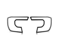 Tail Light Guard Black Head Light Lamp Cover Surrounds Trim Taillights For Everest 2023 2024 Universal Protective Hoods Next Gen Accessories Tail Light Covers(Head light cover)