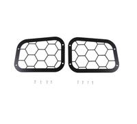 Tail Light Guard For Hummer For H2 2003-2009 Carbon Steel Front And Rear Fog Lamp Turn Signal Protective Cover Exterior Decoration Accessories Taillight Guard Cover(Style H-2)