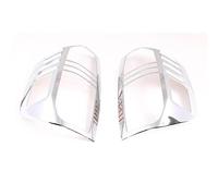 Tail Light Guard For Toyota For Tundra 2014-2021 ABS Matte Black/Black/Silver Car Rear Tail Light Decorative Frame Cover Accessories Taillight Guard(Glossy silver)