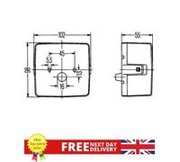 Tail Light - HELLA 2SE 004 623-001 OE 152 7413