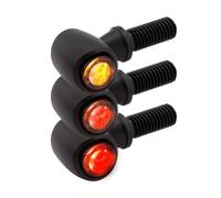 Tail light Highsider PRO Conero-Run LED with approval, black matt, clear 13.5V