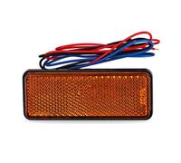 Tail Light Lamp 12V Auto Motorcycle Round Tail Lights Turn Singal Light ATV LED Reflectors Truck Side Marker Warning Lights 24SMD Taillight Assembly(Yellow)