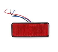 Tail Light Lamp 12V Auto Motorcycle Round Tail Lights Turn Singal Light ATV LED Reflectors Truck Side Marker Warning Lights 24SMD Taillight Assembly(Red)