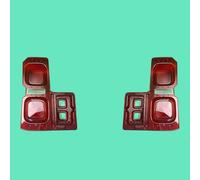 Tail Light Lens Cover Compatible With Land For Rover For Defender 2020-2024 Car Rear Taillamp Cover Auto Tail Lamp Light Caps Lampshade Lampcover Auto Taillight Shell(A Pair)