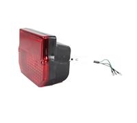 Tail Light Motorbike Taillight Bulb Rear Lamp Tail Light Stop Brake For Suzuki For TS125 TS150/250 Simson SR50 S51 MZ ETZ 150 250 251 301 Brake Bright Lamp(Rectangle Tail Light)