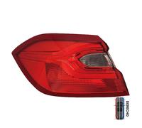 Tail Light No Bulb Holder White Red Outer Right - Ford