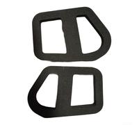 Tail Light Seals and High-Mounted Stop Lamp Seal for Toyota for AYGO Rear Black Gaskets Anti-Deformation Trim Wear Resistant Set of 2 Compatible with AYGO Models(B)