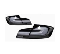 Tail lights assembly For BMW 5 Series 2010-2017 F10 F18 LED taillight 520i 520d 530d 530i For m5 Taillight assembly brake lightTurn signal auto parts Rear Tail Stop(Black L and R)