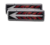 Tail Lights Lamps Assembly 30cmlong 24V Truck Devil's Eye Tail Light Turn Brake Signal Rear Running Lamp Taillight(2pcs JT)