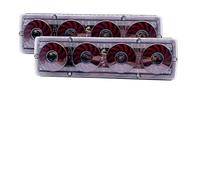 Tail Lights Lamps Assembly 30cmlong 24V Truck Devil's Eye Tail Light Turn Brake Signal Rear Running Lamp Taillight(2pcs 4Y)