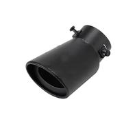 Tail Muffler Pipe For For Focus 2" Car Exhaust Pipe Tail Stainless Steel Rear Muffler Tip Matt Black Universal Car Exhaust Tips
