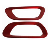 Tail Muffler Tip Silencer For C5 For Aircross 2017-2019 Stainless Steel Car Cover Sticker Exterior Door Edge Frame Cover Sticker(Front Door Red)