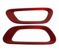 Tail Muffler Tip Silencer For C5 For Aircross 2017-2019 Stainless Steel Car Cover Sticker Exterior Door Edge Frame Cover Sticker(Rear Door Red)