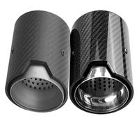 Tail Muffler Tip Silencer For M2 M3 M4 M135i M235i M140i M240i M335i M340i M435i 1PCS Exhaust Tip Exhaust Tailpipe(Black Glossy In67mm)