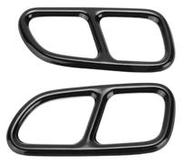 Tail Muffler Tip Silencer For Mercedes For B&enz CLA SLK R172 SL R231 Quad Outlet Replacement End Pipes 2pcs Exhaust Tip Trim Frame